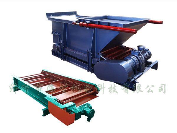 鏈板式給料機包括電控系統(tǒng)，電控系統(tǒng)包括就地控制系統(tǒng)和/或遠程控制系統(tǒng)